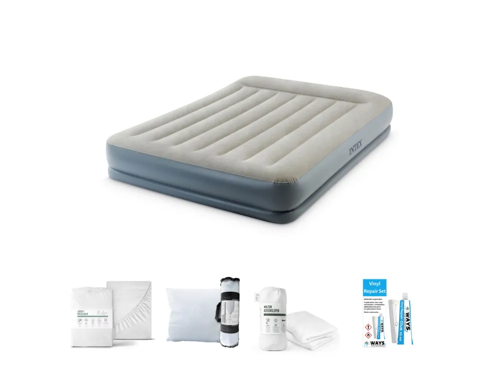 Intex Mid-Rise 203 x 152 cm Luftmatratzen-Set - 5-teilig Versand Am Gleichen Tag