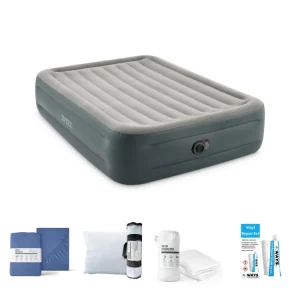 Ausverkauf Intex Essential Rest 203 x 152 cm Luftmatratzen-Set - 5-teilig
