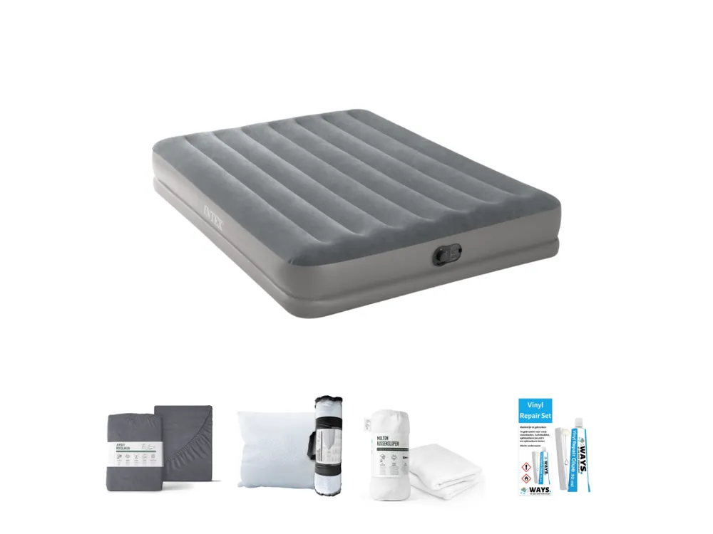 Intex Prestige 203 x 152 cm Luftmatratzen-Set - 5-teilig Neue Kollektion