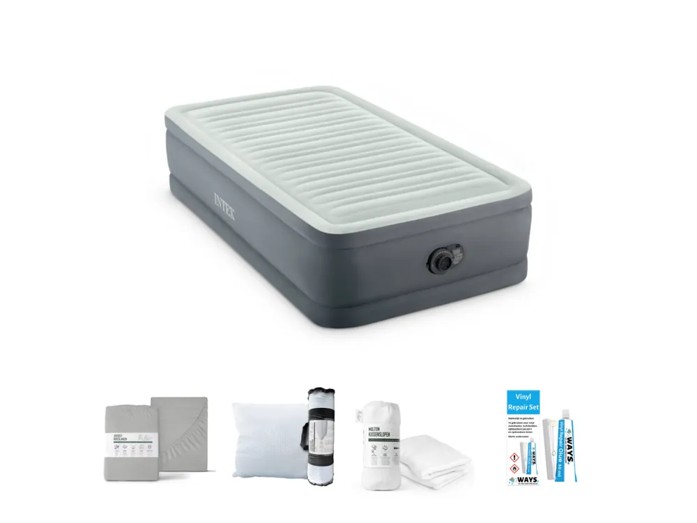 Intex PremAire I 191 x 99 cm Luftmatratzen-Set - 5-teilig Neue Kollektion
