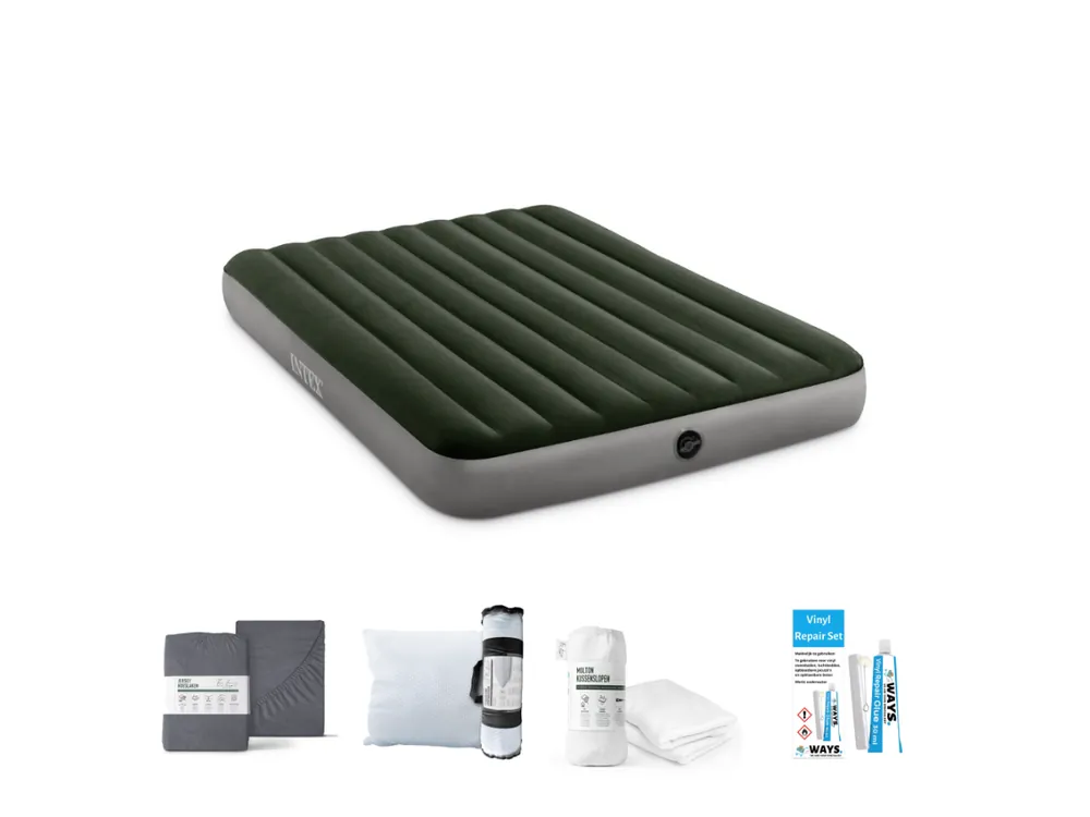 Sichere Zahlung Intex Prestige Downy 203 x 152 cm Luftmatratzen-Set - 5-teilig