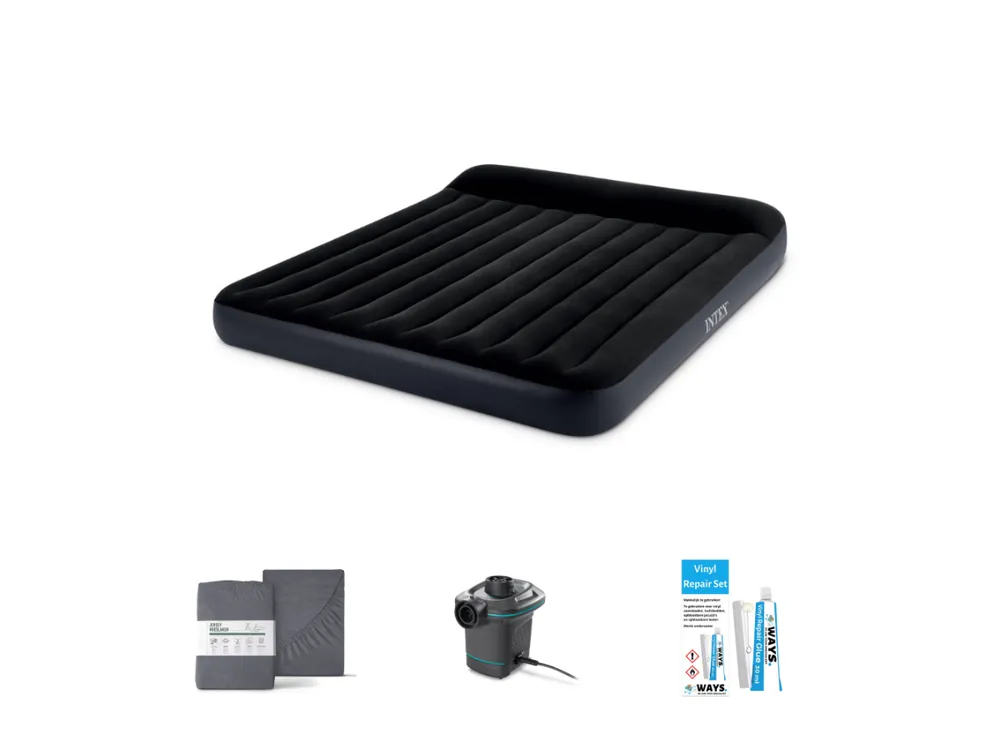 Meistverkauft Intex Classic 203 x 183 cm Luftmatratzen-Set - 4-teilig