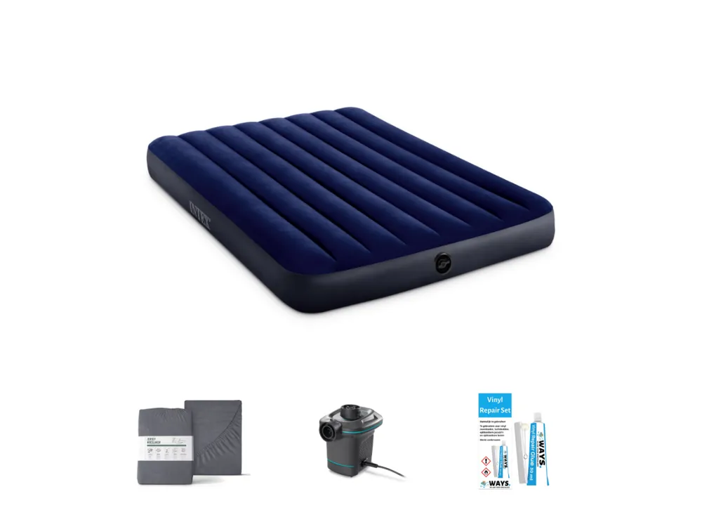 Top-Seller Intex Classic Downy 191 x 137 cm Luftmatratzen-Set - 4-teilig