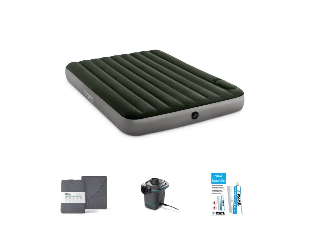 Intex Downy 203 x 152 cm Luftmatratzen-Set - 4-teilig Top-Seller