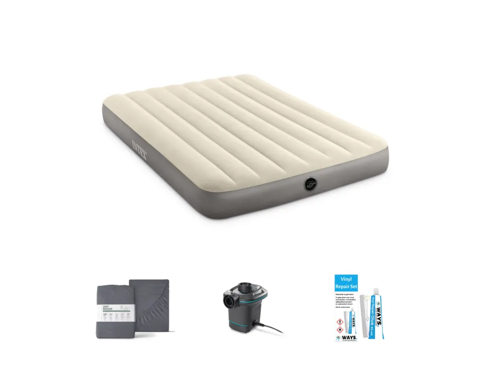 Intex Single-High 191 x 137 cm Luftmatratzen-Set - 4-teilig Günstig