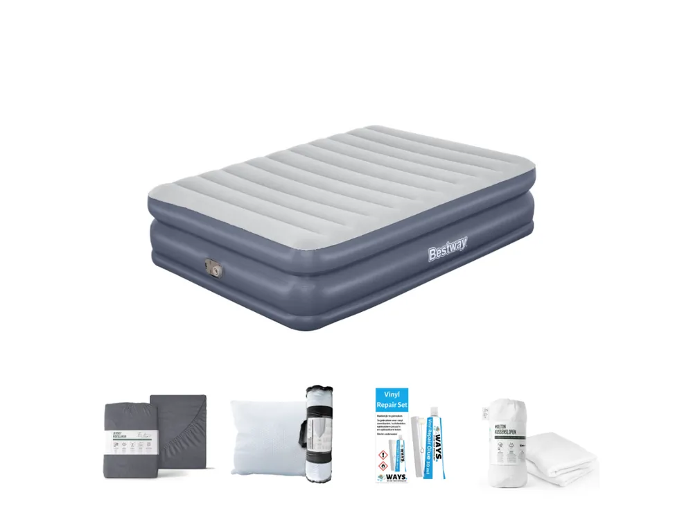 Bestway QuadComfort 203 x 152 cm Luftmatratzen-Set - 5-teilig Heißes Angebot