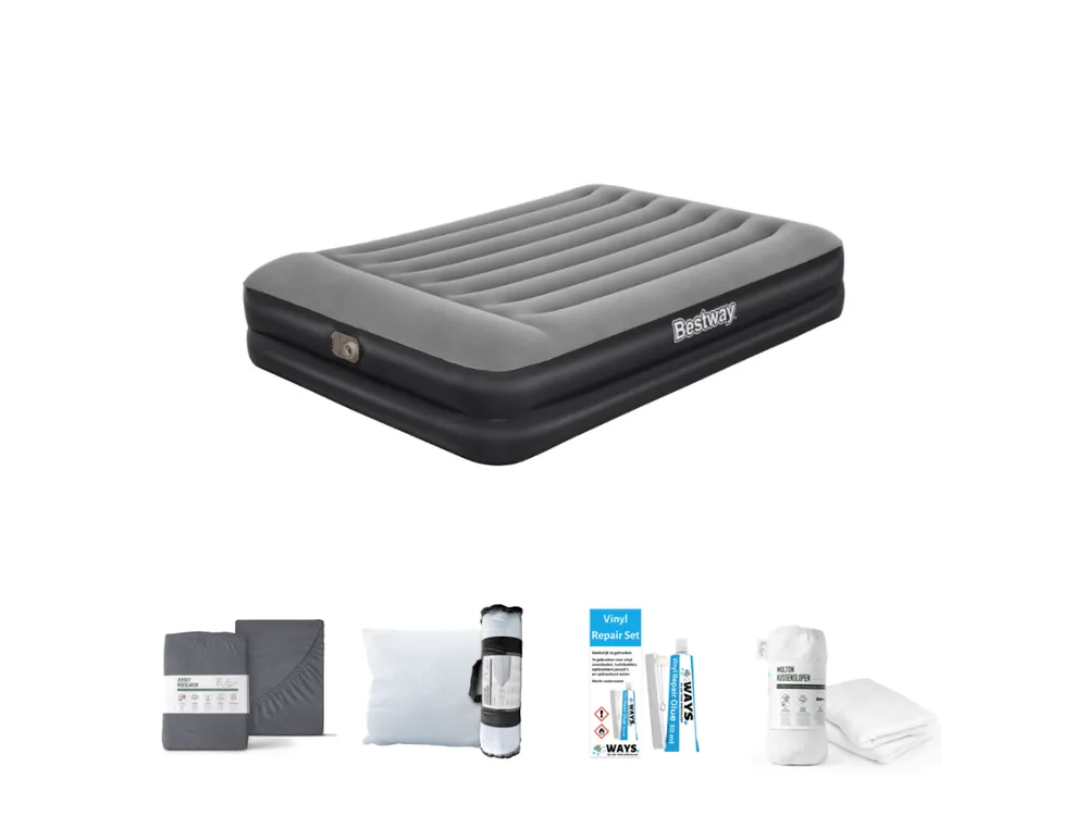 Zertifiziert Bestway Tritech Air 203 x 152 cm Luftmatratzen-Set - 5-teilig