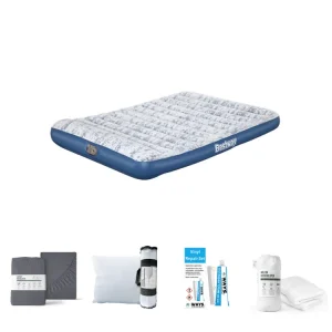 Top-Preis Bestway Fashion Flock 203x152x30cm Luftmatratzen-Set - 5-teilig
