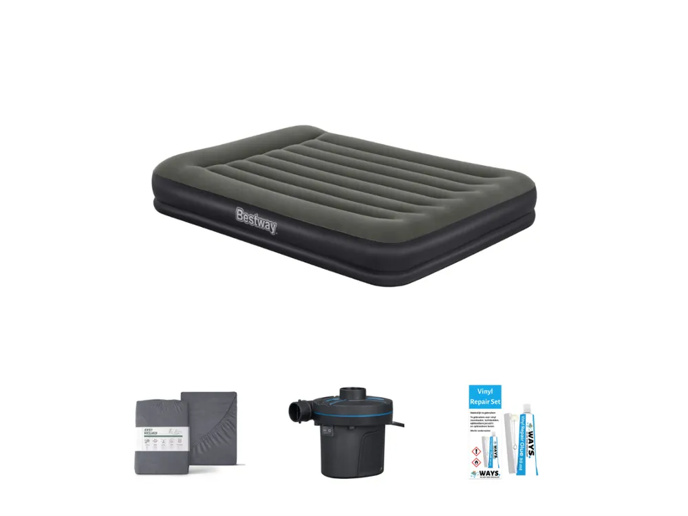 Markenprodukt Bestway Tritech Queen 203 x 152 cm Luftmatratzen-Set - 4-teilig