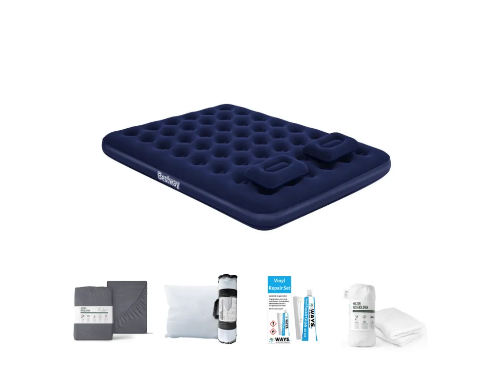 Bestway Classic Queen 203 x 152 cm Luftmatratzen-Set - 5-teilig Bestpreis