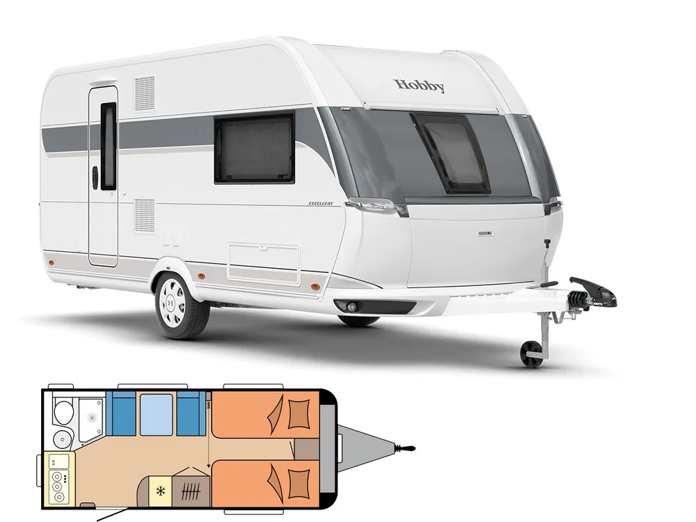 Hobby De Luxe 460 SL 2026 Wohnwagen Neuheit