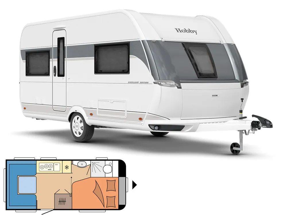 Bestseller Hobby Excellent Edition 460 UFE 2026 Wohnwagen