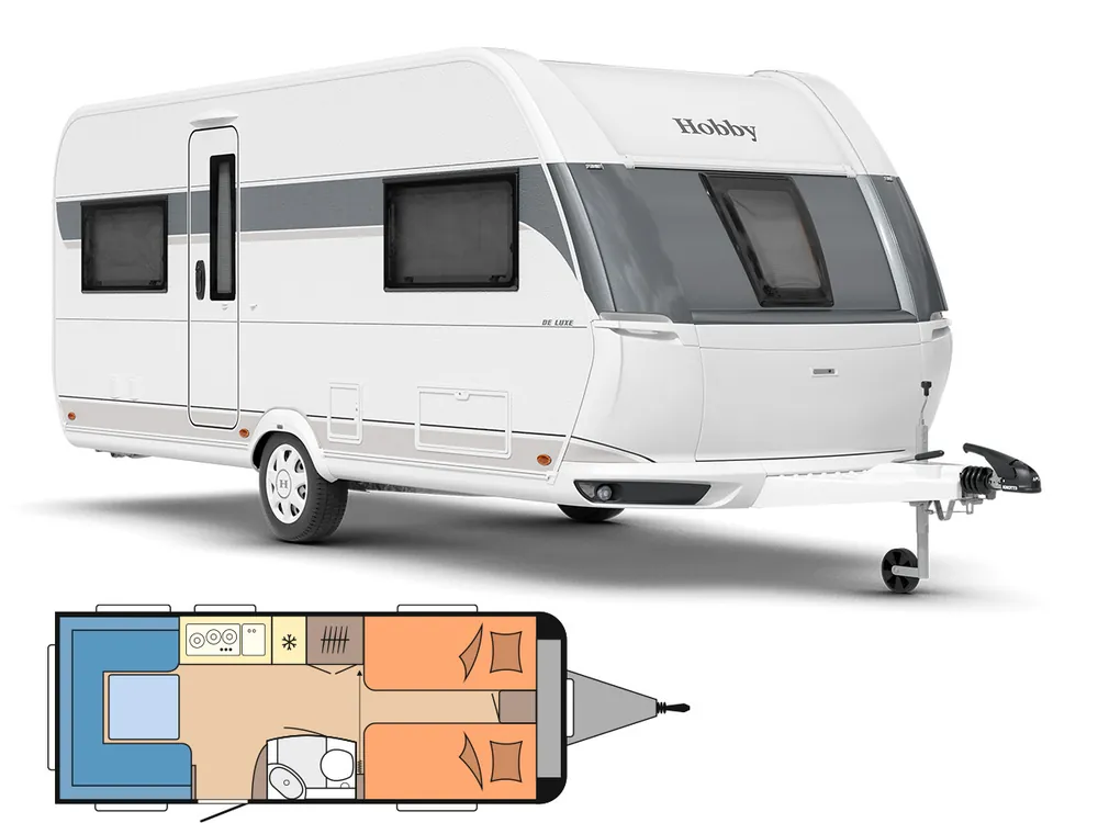 Günstig Hobby 540 UL De Luxe 2026 Wohnwagen