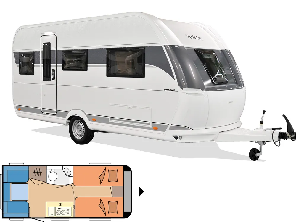 Hobby 460 DL On Tour 2026 Wohnwagen Echt