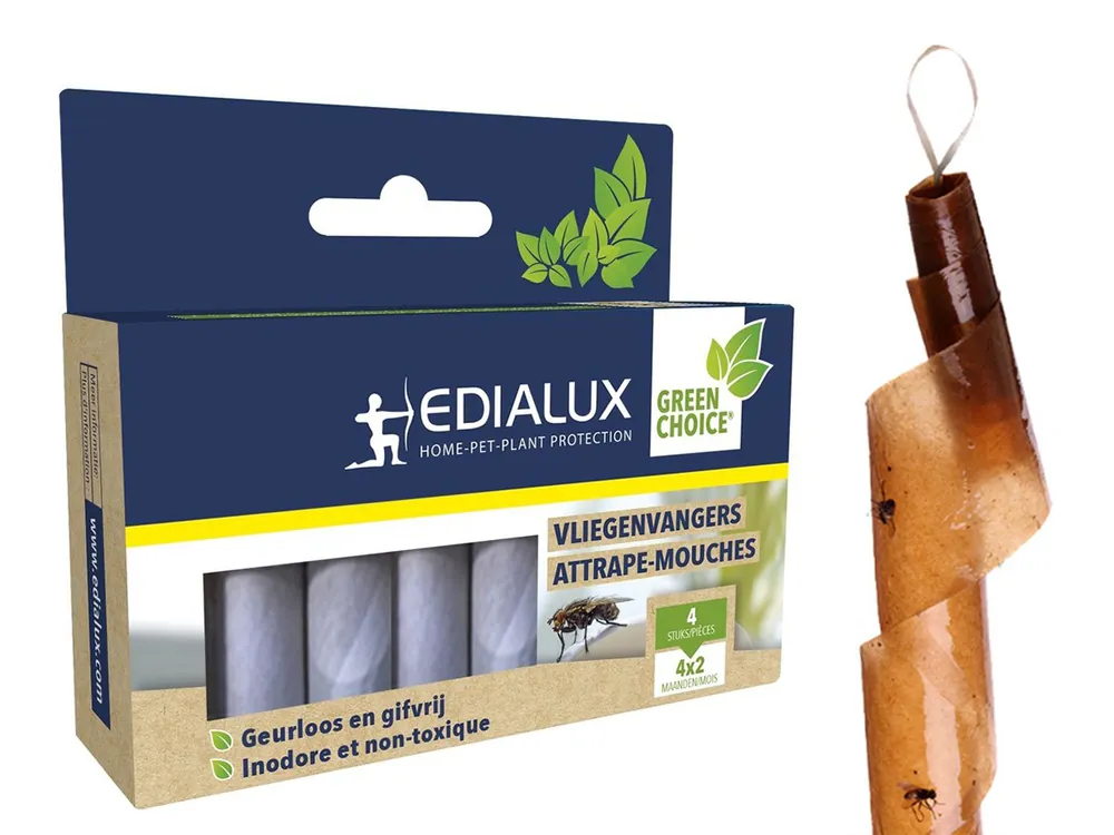 Garantierte Lieferung Edialux Fruchtfliegenfalle - Set von 4