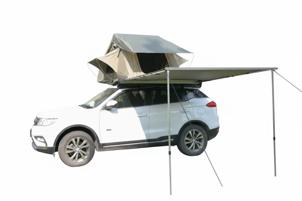 OutdoorU Markise 250cm inkl. PVC Cover - Grün Finale Aktion