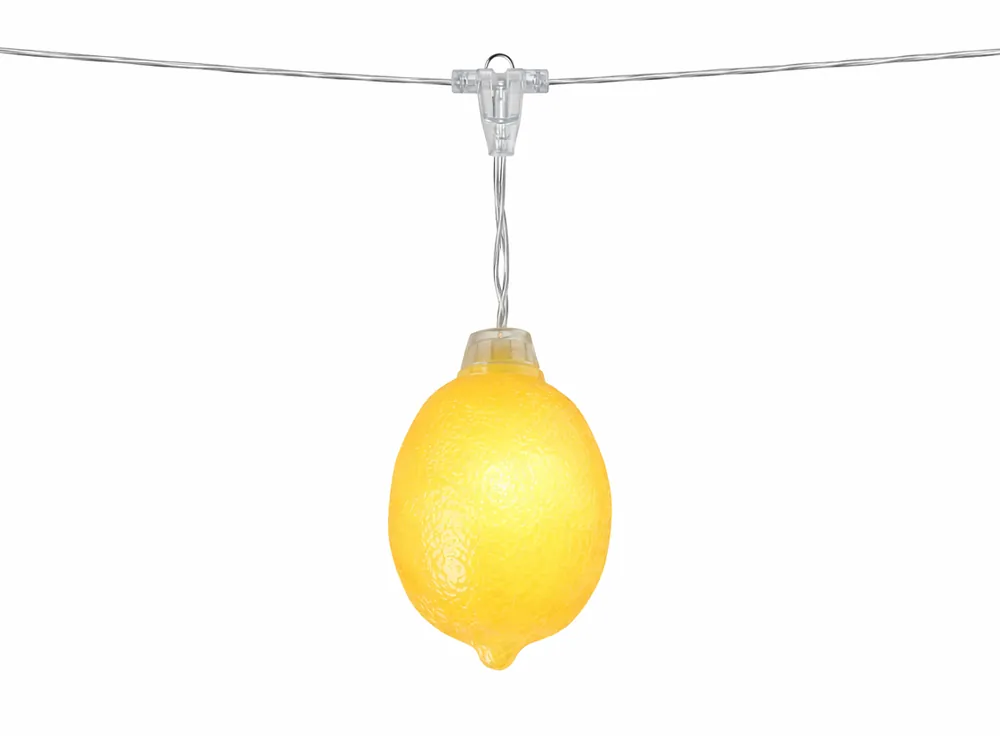 Articasa Lichterkette mit Zitronenlampen Finale Aktion