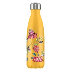 FLASKE 500 ml Edelstahl Trinkflasche - Sunny Blossom Online Kaufen