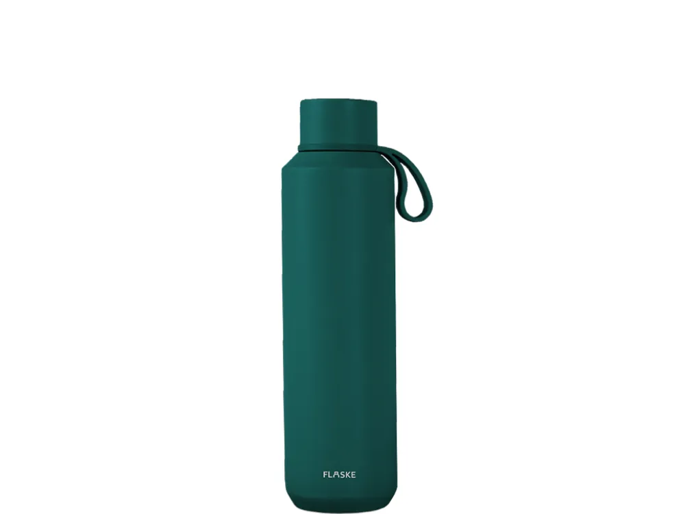 Flaske 600ml trinkflasche aus edelstahl - moss Preis Gesenkt