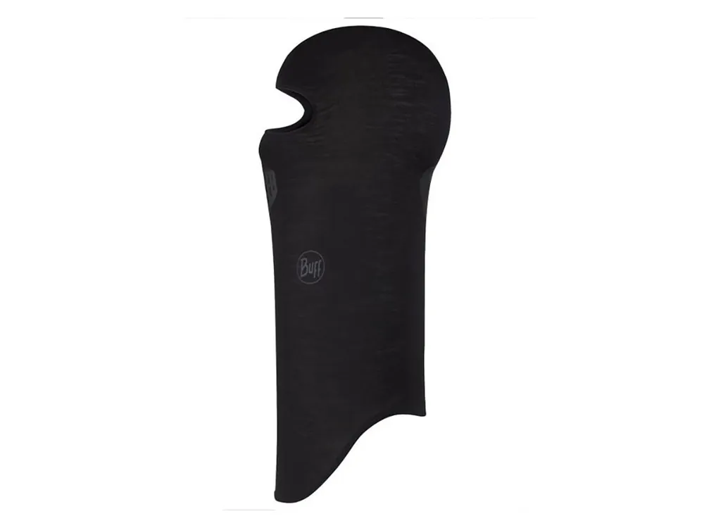 Buff Merino Lightweight Balaclava Sturmhaube - Solid Black Markenware