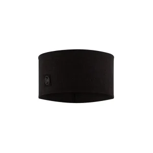 Buff Merino Heavy Stirnband - Solid Black Finale Aktion