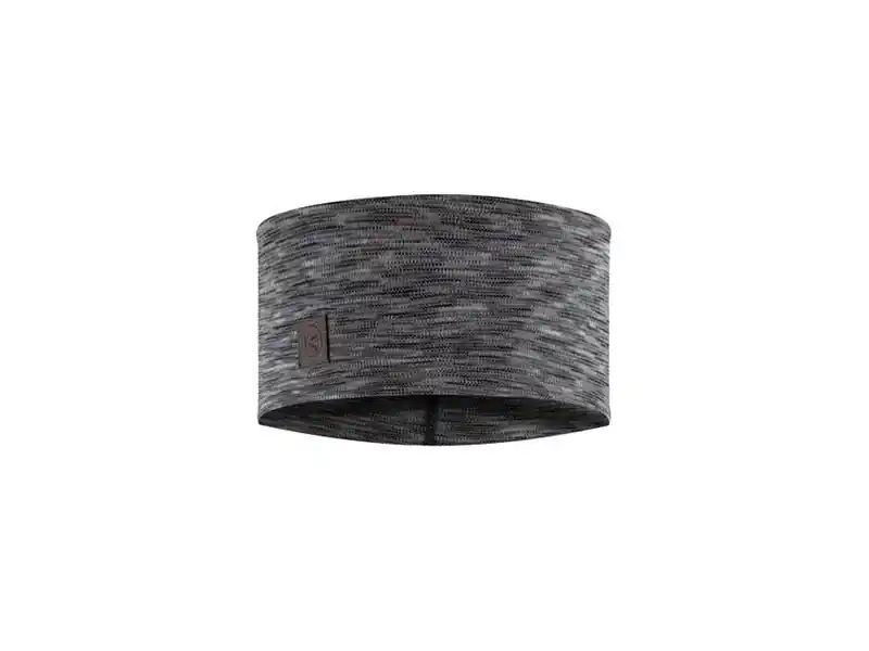 Top-Seller Buff Merino Heavy Stirnband - Multistripes Fog Grey