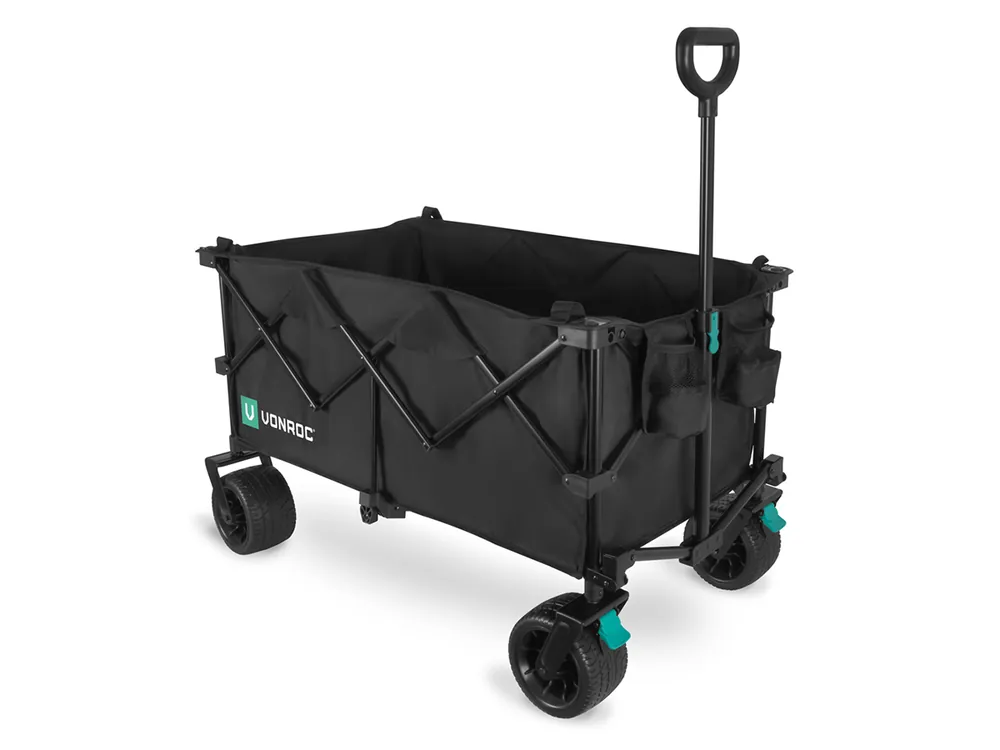 Neu Im Sortiment VONROC faltbar XL Bollerwagen - 80 kg