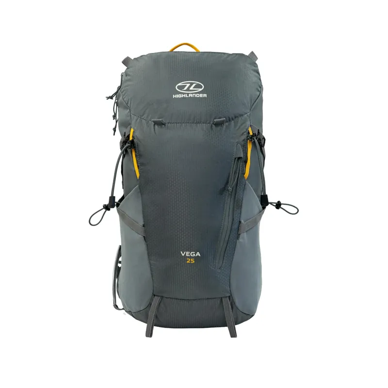 Rabatt Highlander vega 25l herren rucksack - grau
