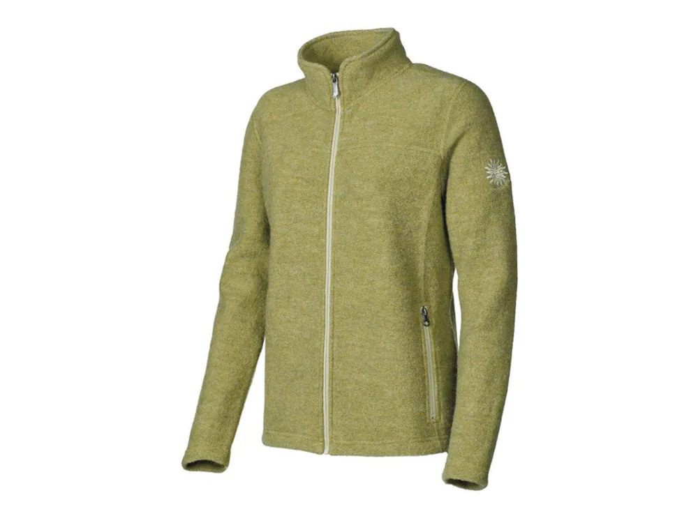Ivanhoe beata damen wolljacke – limettengrün Jetzt Kaufen