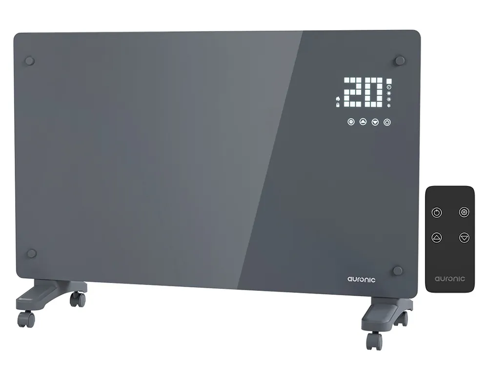 Neue Ware Auronic 2000 Watt Glasplattenheizung - Grey