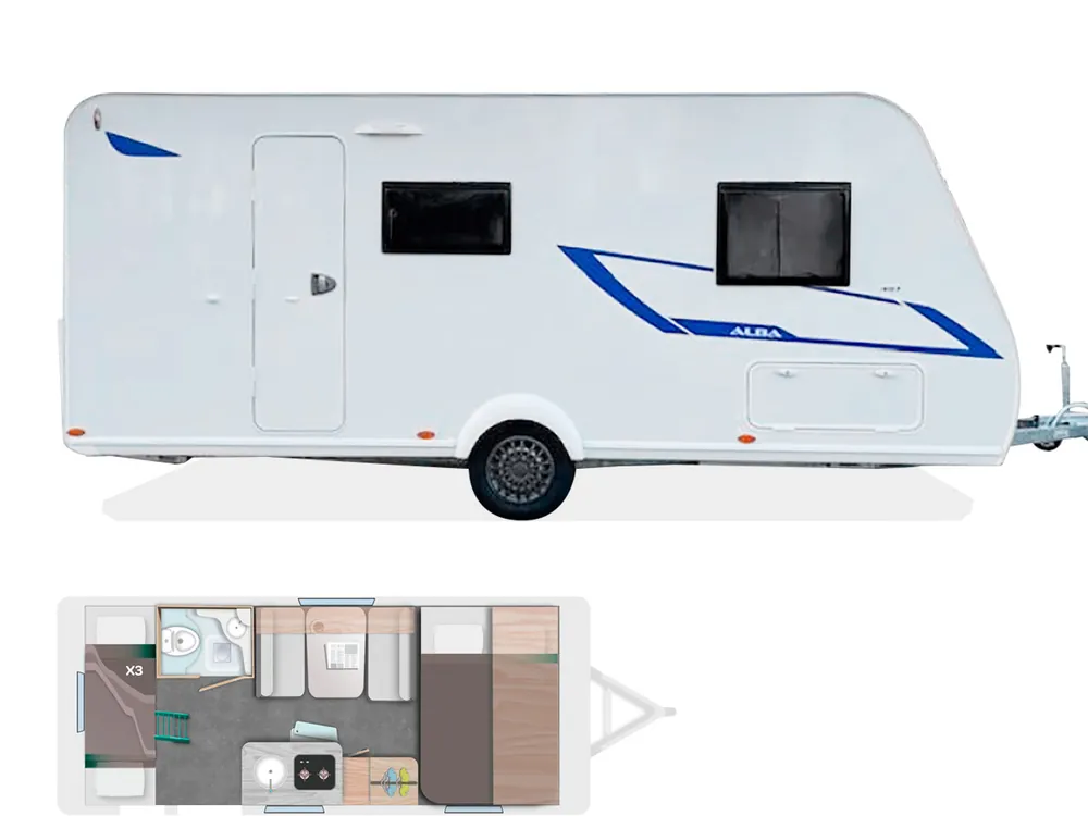Caravelair Alba 487 2026 Wohnwagen Nur Für Kurze Zeit