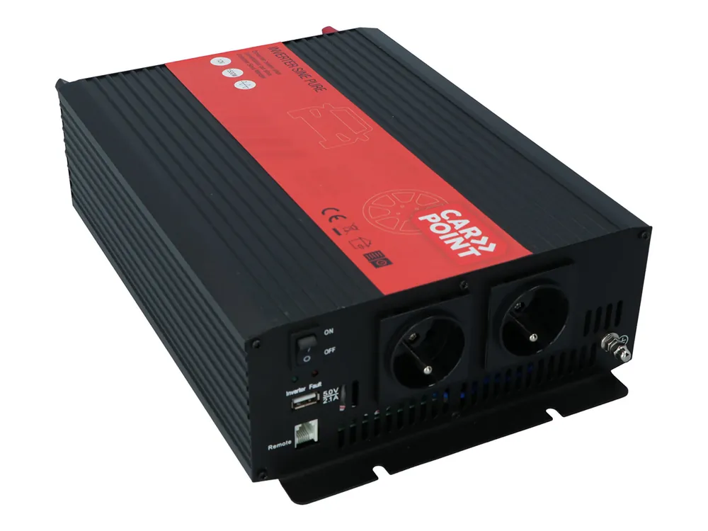 Carpoint 12V>230V Französisch Reiner Sinusinverter - 1500 Watt Billig