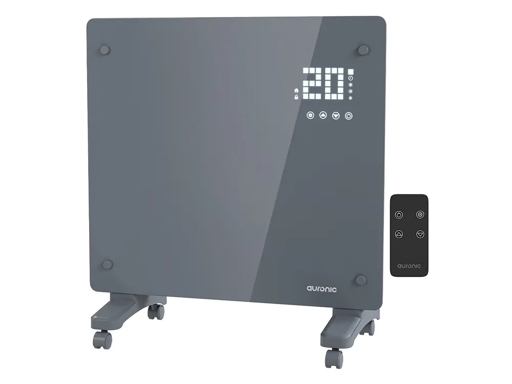 Auronic 1000 Watt Glasplattenheizung - Grey Aktuell