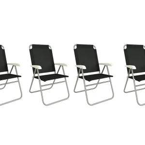 Rabatt HEM Aluminium verstellbarer campingstuhl - Set von 4