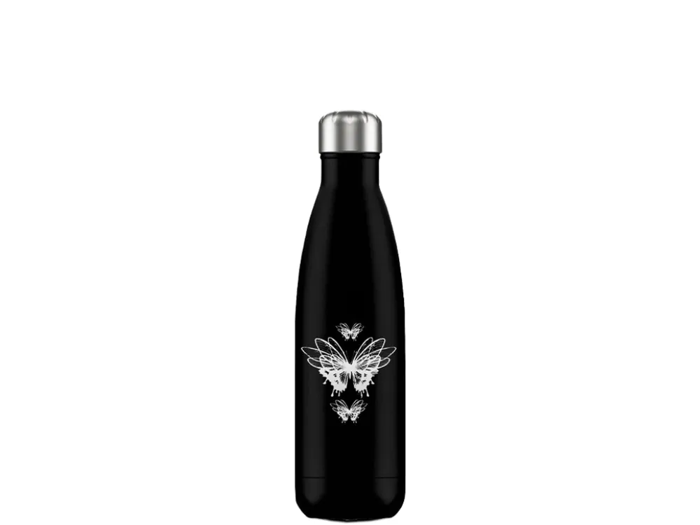 FLASKE 500 ml Trinkflasche aus Edelstahl - Butterfly Sonderangebot