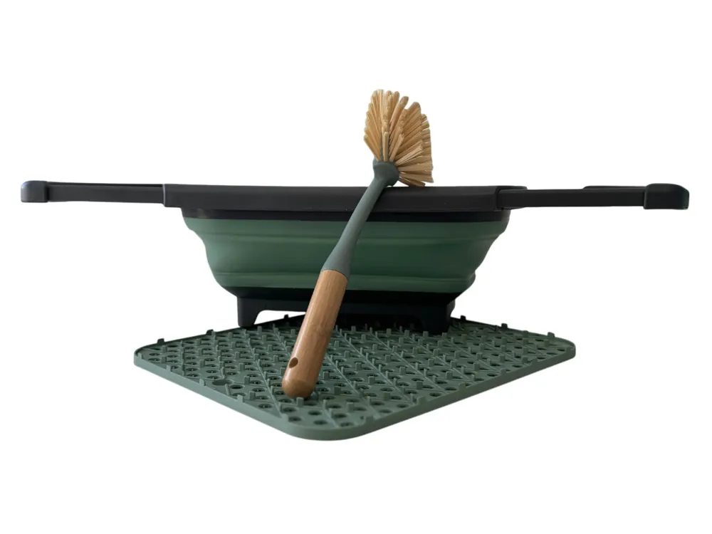 Sonderangebot Hem faltbares spülset mit abtropfmatte - Green
