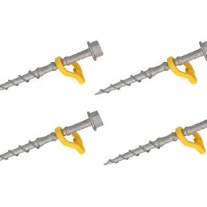 Günstig Haba Alu-Camp Schraubheringe 15 cm – 4er-Set