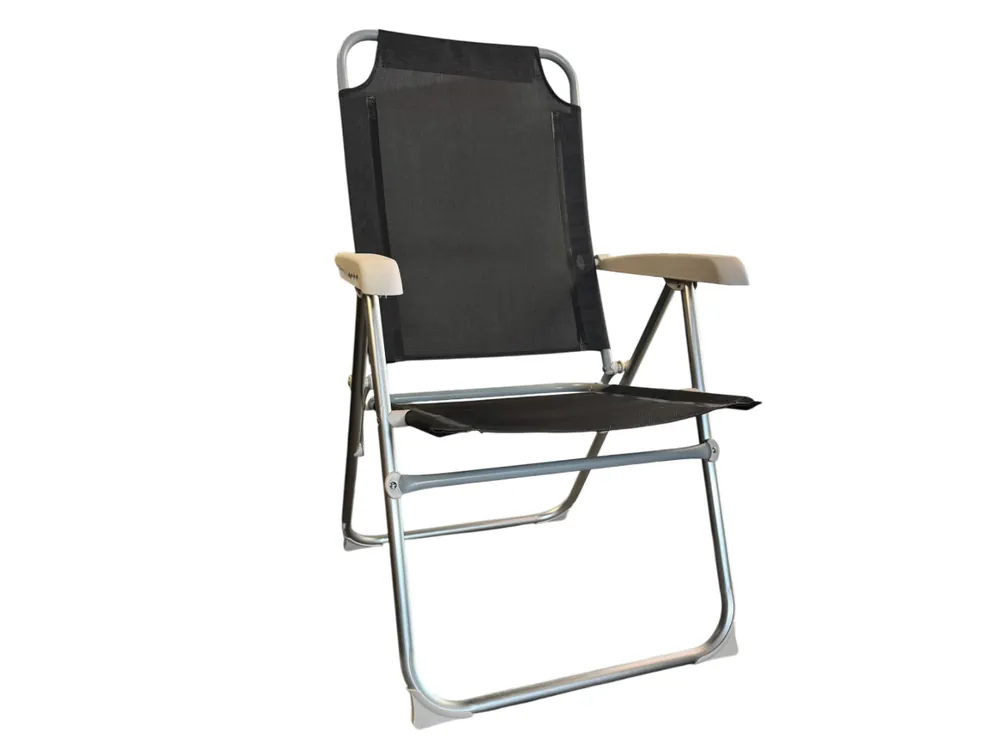Preiswert HEM verstellbarer Klappstuhl - Black