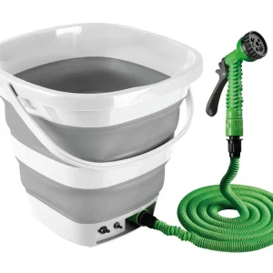 Lampa klappbarer Eimer mit Akku-Pumpe - 15 Liter Direktkauf