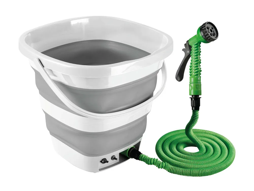 Lampa klappbarer Eimer mit Akku-Pumpe - 15 Liter Direktkauf
