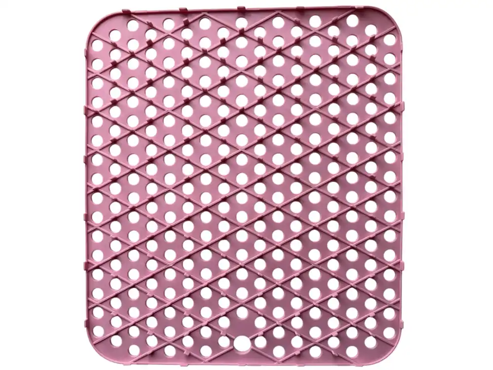 Hem 29,5x26 cm rutschfeste abtropfmatte aus silikon - pink Preisreduziert