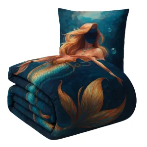 HappyBed mermaid Satz mit 2 Kissenbezügen - 140x200 cm Schnäppchen