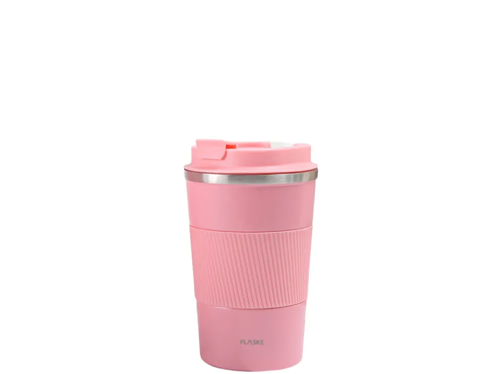 FLASKE 380 ml Kaffeebecher aus Edelstahl - Flower Saisonangebot