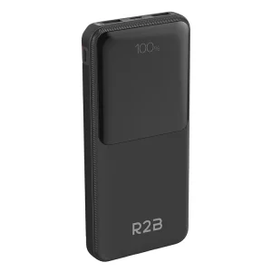 R2B 10000 mAh Powerbank mit integrierten Kabeln Neuheit