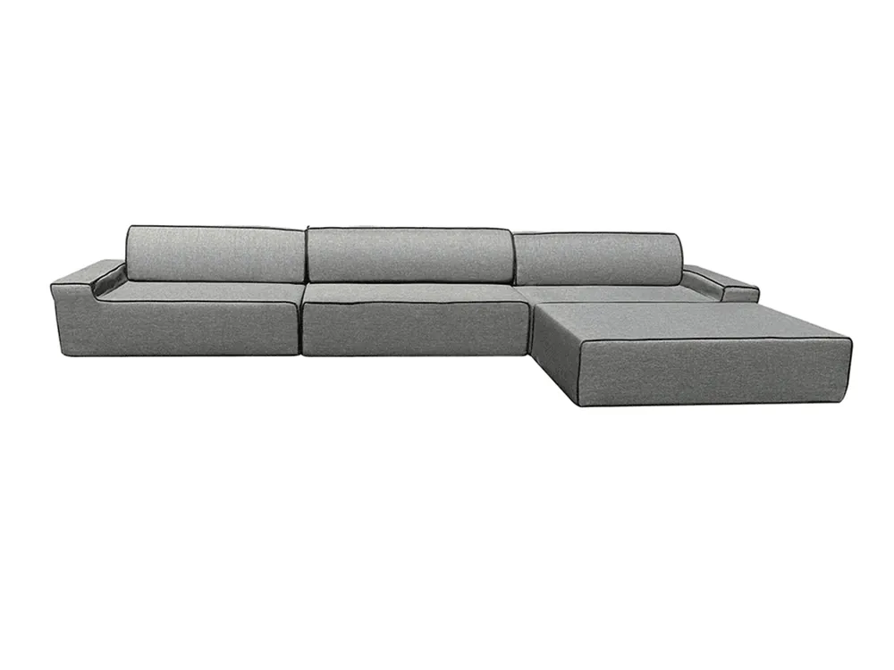 Must-Have ARKO Dreifach-Chaiselongue-Modulsofa - 360 x 160 cm Grau