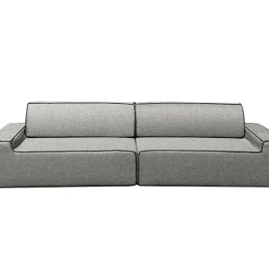 Zertifiziert ARKO Doppel-Modulsofa - 240x80cm Grau