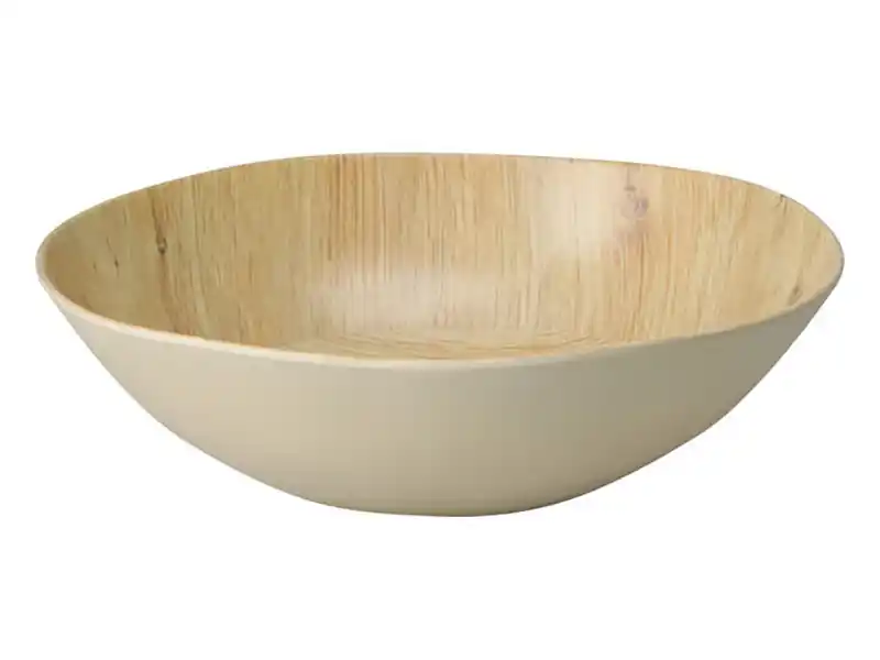 Excellent Houseware Holzoptik-Schale – Ø20 cm Abverkauf
