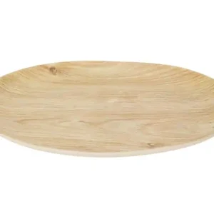 Excellent Houseware Holzoptik-Teller – Ø26 cm Schneller Versand