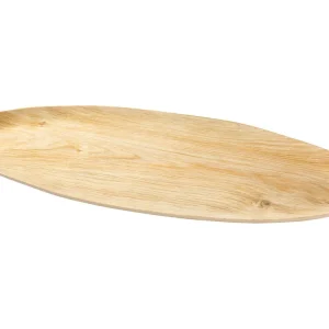 Excellent Houseware Holzoptik ovaler Teller Begrenztes Angebot