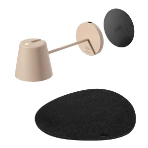 Super-Preis Silwy Portofino Magnet-Leuchte mit Platzset und Pad - Sand